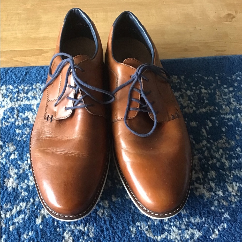 RIEKER Leather Derby Shoes